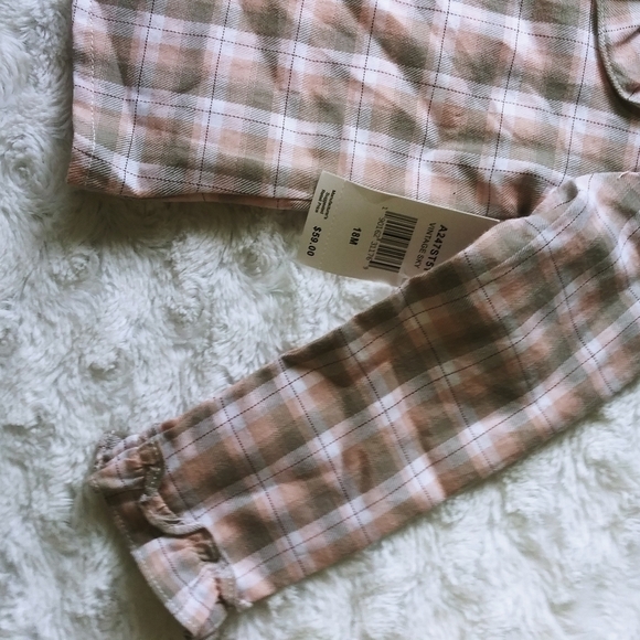 AG kids vintage sky blouse plaid buttons down shir - Picture 4 of 7